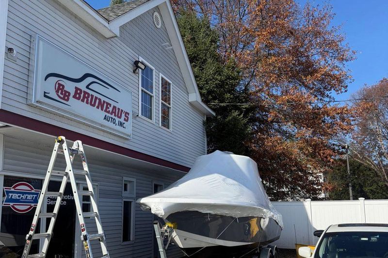 Wrapping done on site, wherever the boat spends the winter.