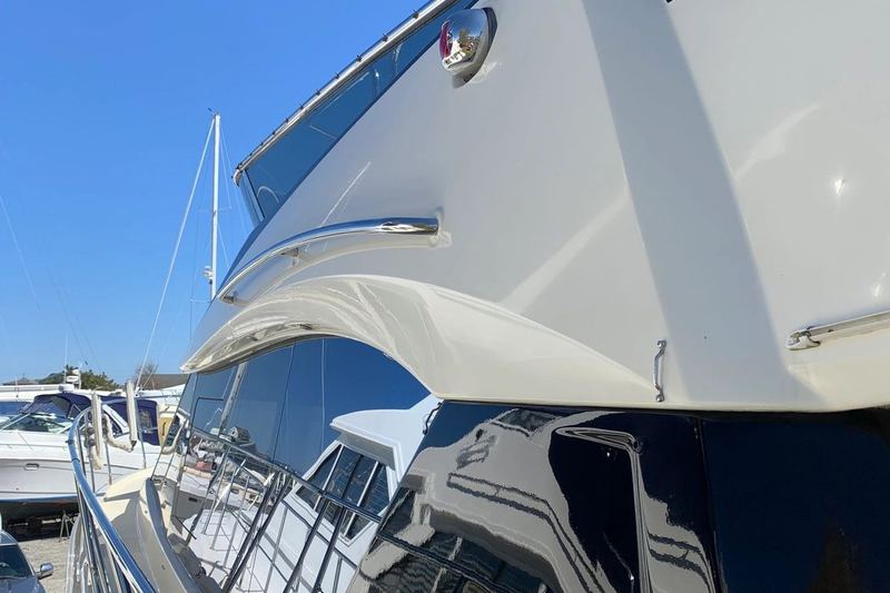 Polished topsides after a full exterior correction.